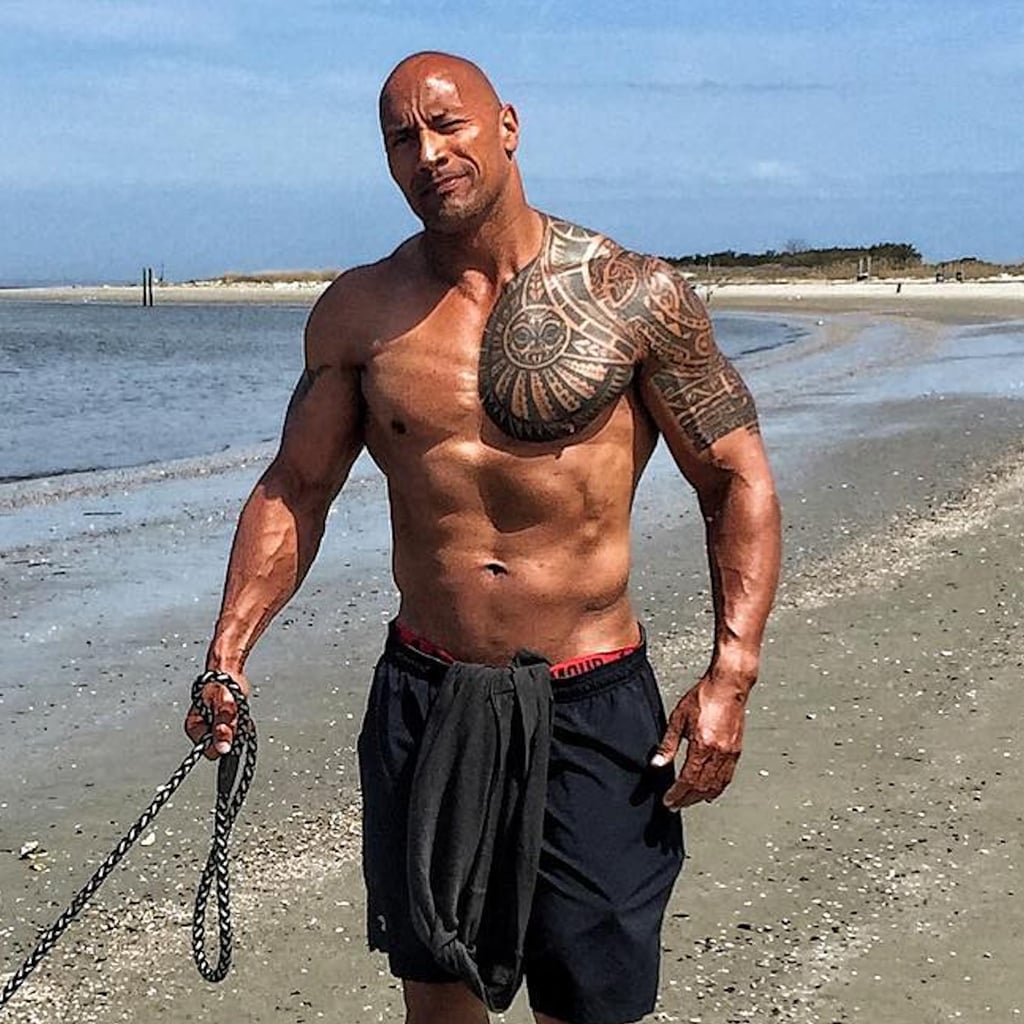 hottest Pictures Of Dwayne The Rock Johnson Popsugar Celebrity