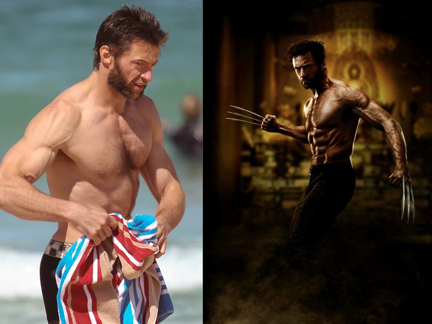 so Vein Check Out Shirtless Hugh Jackman