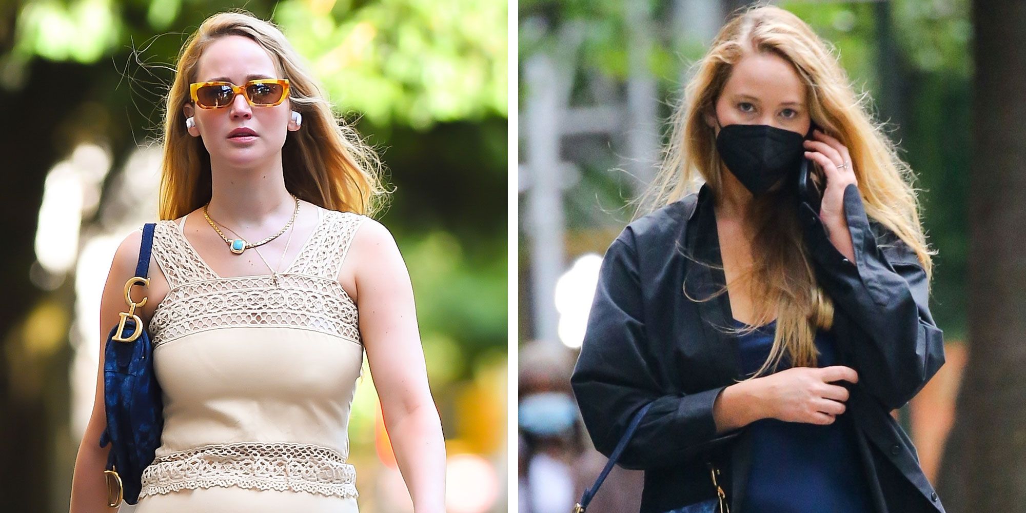 jennifer Lawrence Wore Two Summer Dresses In One Nyc Day