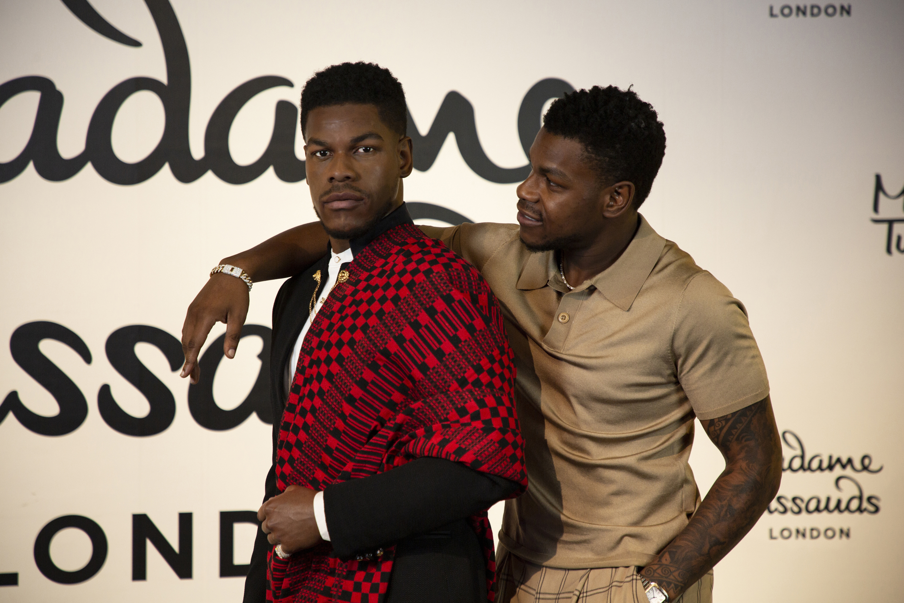 john Boyega Unveils Snazzy Madame Tussauds Waxwork Styled By Sister  Metro News