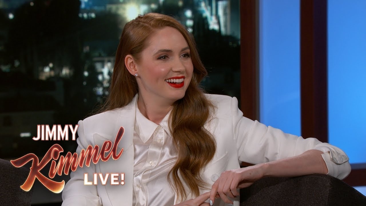 karen Gillan Does Britney Spears Impression Talks Avengers Youtube