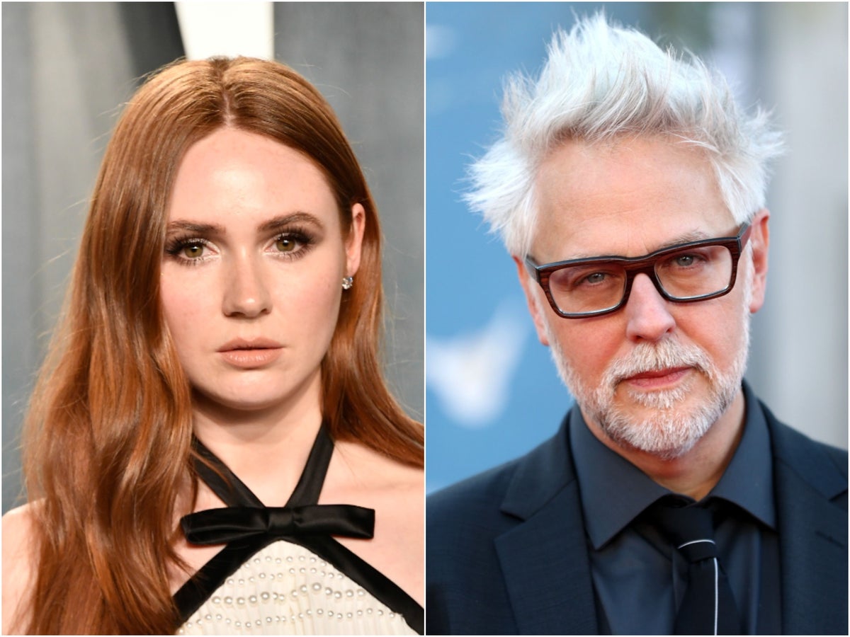 karen Gillan Teases Guardians Of The Galaxy 3 Director James Gunn With Hilarious Wrap Gift The Independent