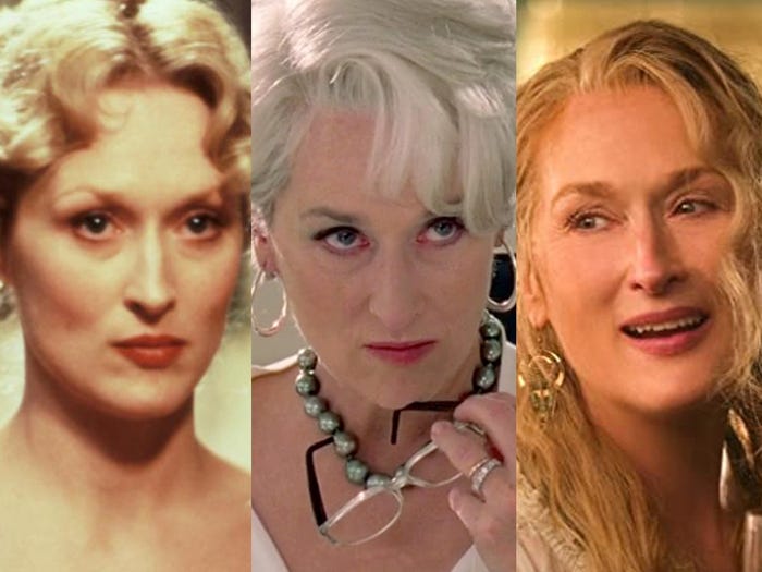 all 75 Movies Meryl Streep Has Been In Ranked From Best To Worst