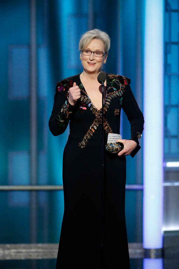 donald Trump Says Hes Not Surprised By Meryl Streeps Golden Globes Speech  The New York Times