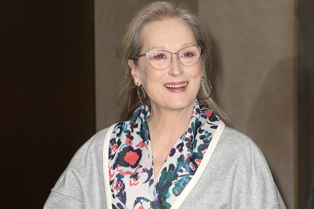 meryl Streep Stuns In Luxe Red Velvet Pumps On The Today Show – Footwear News