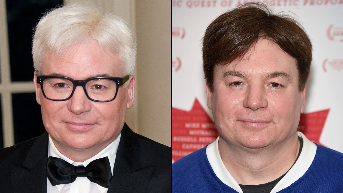 mike Myers Hair When Did He Become A Silver Fox Cnn