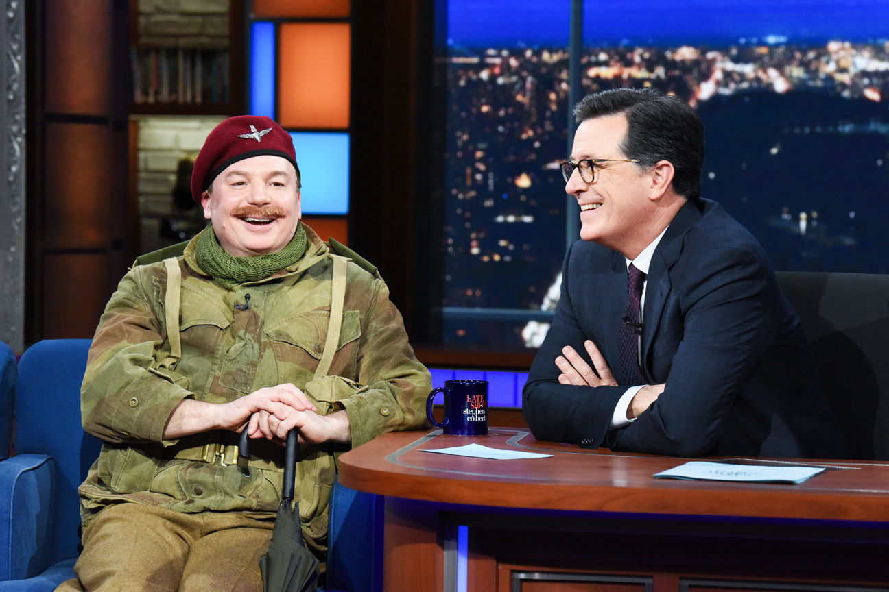 watch Mike Myers Talk Bohemian Rhapsody History On Colbert Rolling Stone