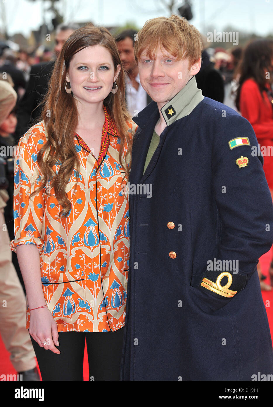 bonnie Wright And Rupert Grint Worldwide Grand Opening Event For Warner Bros Studio Tour London The Making Of Harry Potter Stock Photo Alamy