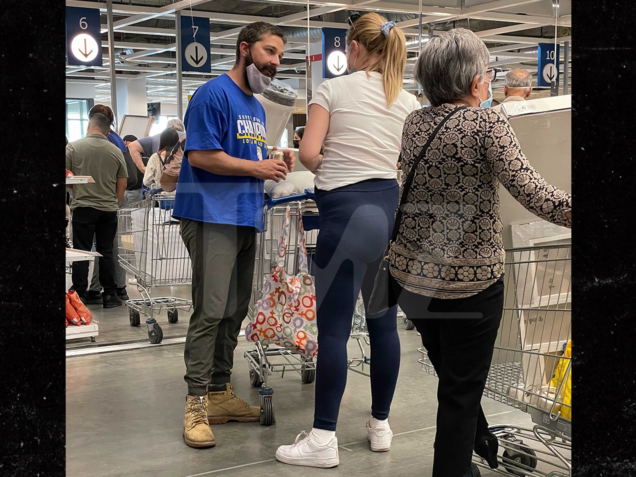 shia Labeouf Pregnant Mia Goth Hit Ikea Ahead Of Apparently Near Due Date