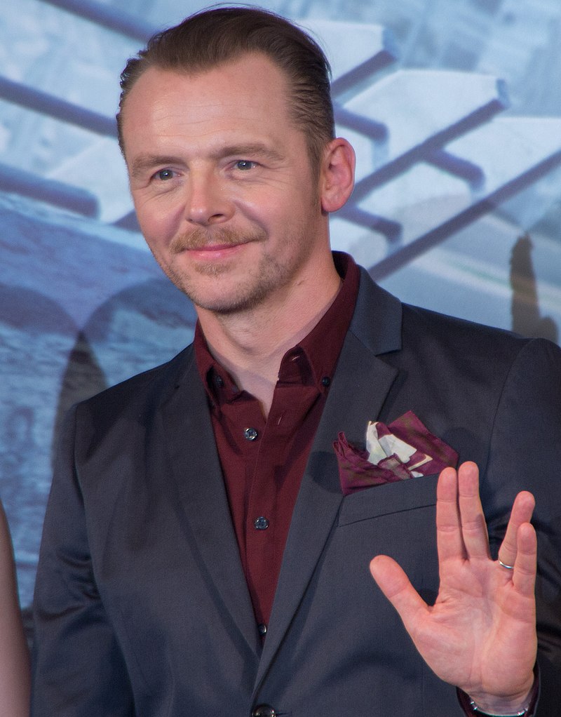 filestar Trek Beyond Japan Premiere Red Carpet Simon Pegg Croppedjpg  Wikimedia Commons