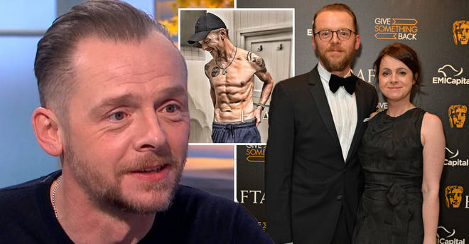 simon Pegg Admits His Wife Was Left In Tears Over Skin And Bone Appearance After Heart