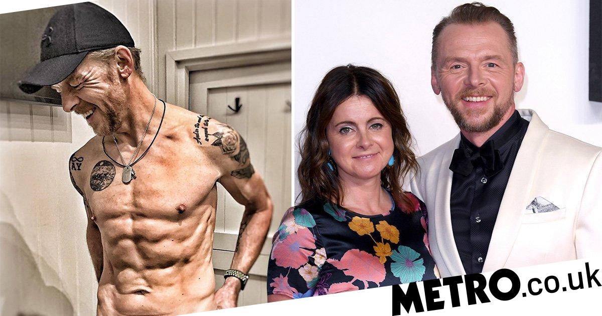 simon Pegg Body Transformation Left Wife Maureen In Tears Metro News