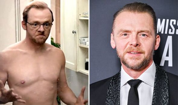 simon Pegg Shares Extreme Body Transformation For New Thriller Films  Entertainment Expresscouk