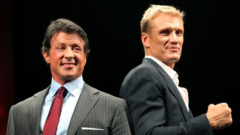 dolph Lundgren Stands In Sly Stallones Corner Over Rocky Spinoff Fight