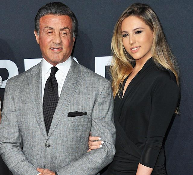 sylvester Stallone Praises Brave Daughter Sophia For Confronting Her Fear Of Spiders