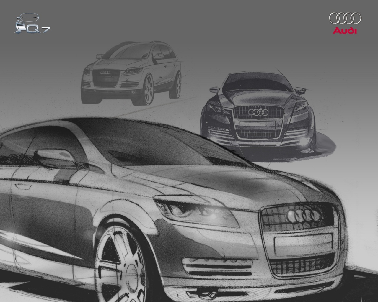 audi q7 drawing