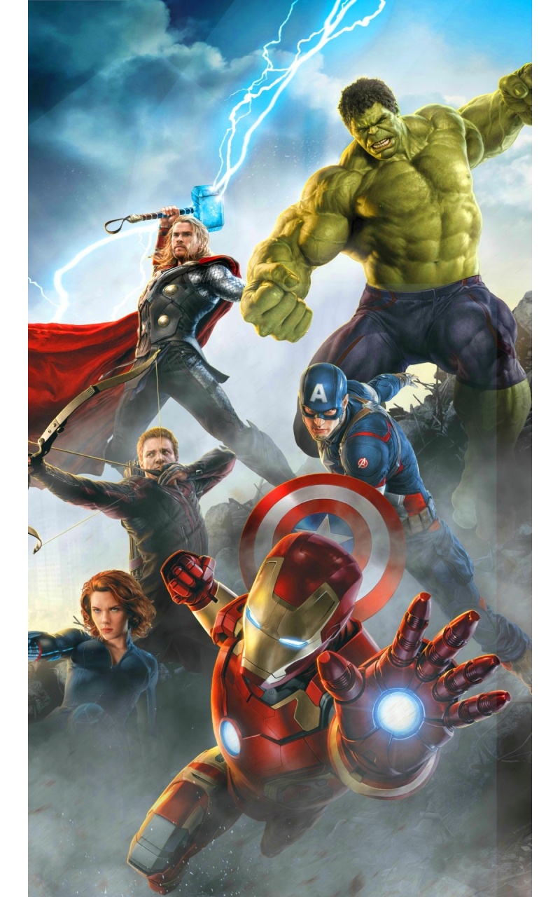 Avengers: Age Of Ultron Heroes Wallpapers - 800x1280 - 341163