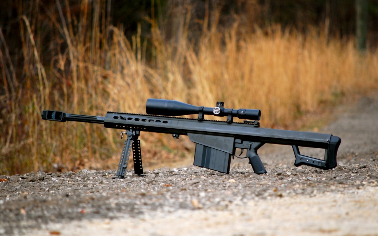 Barrett M82 Semi-Automatic Large-Caliber Sniper Rifle Wallpapers ...