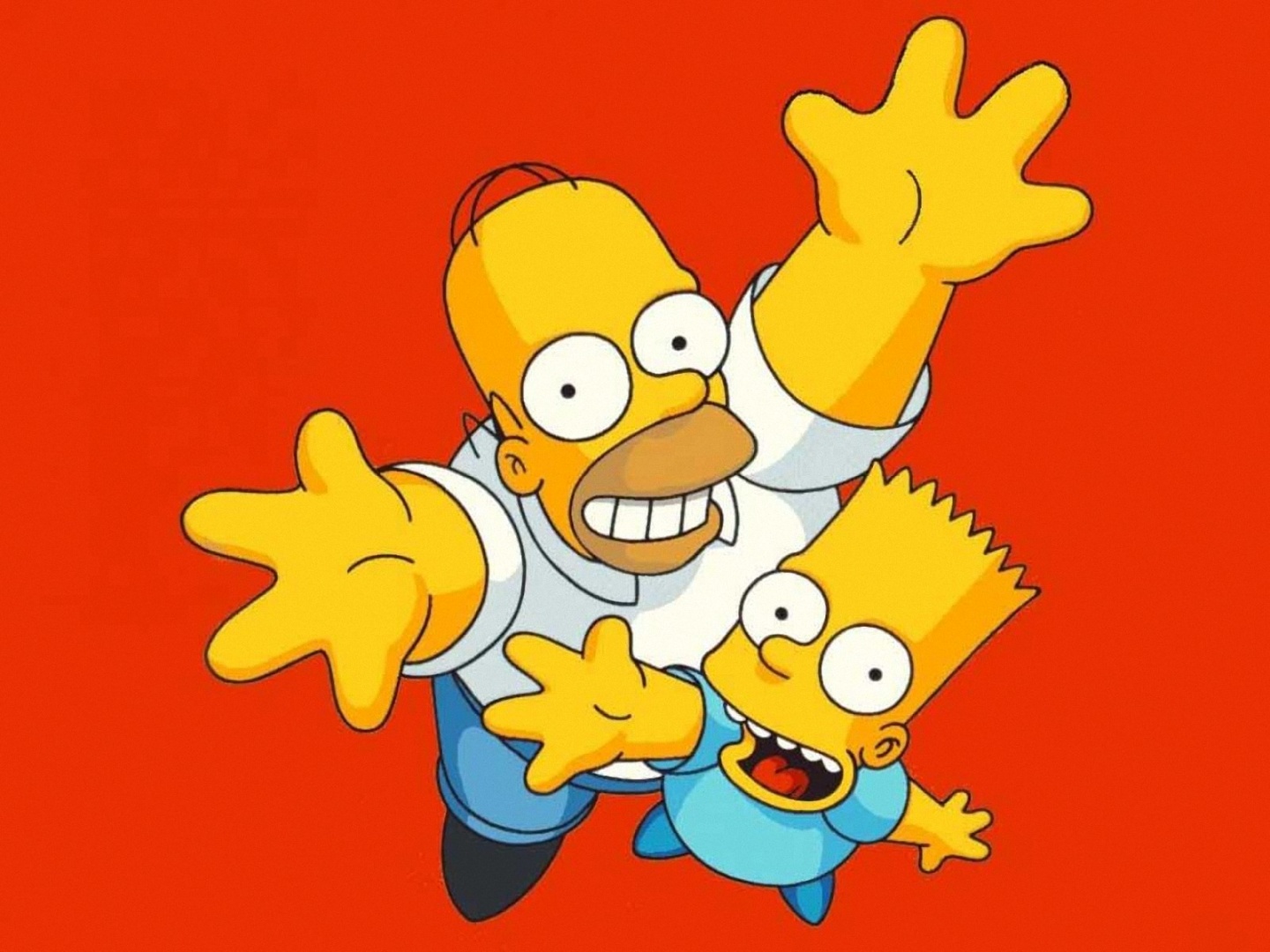 Bart And Homer Wallpapers - 1440x1080 - 338828