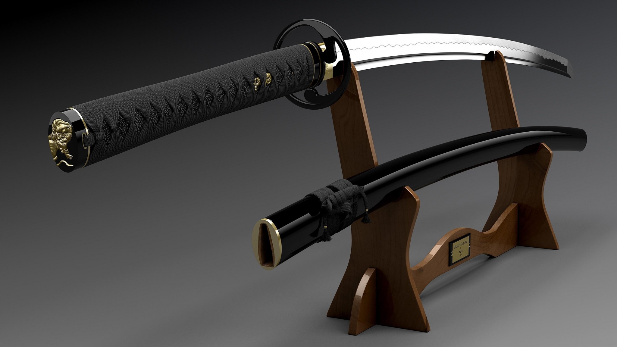 black katana