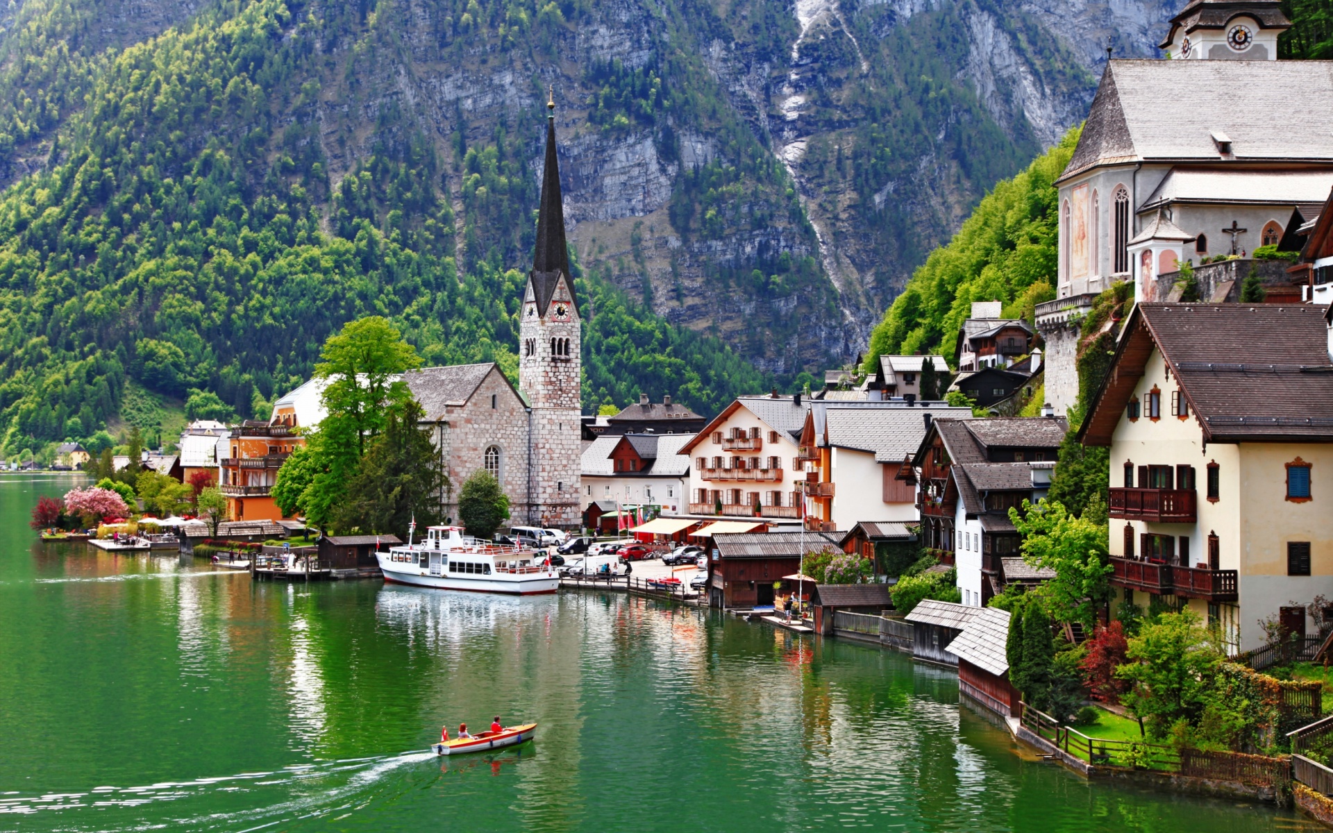 Fall In Hallstatt Austria Wallpapers - 1920x1200 - 1131591