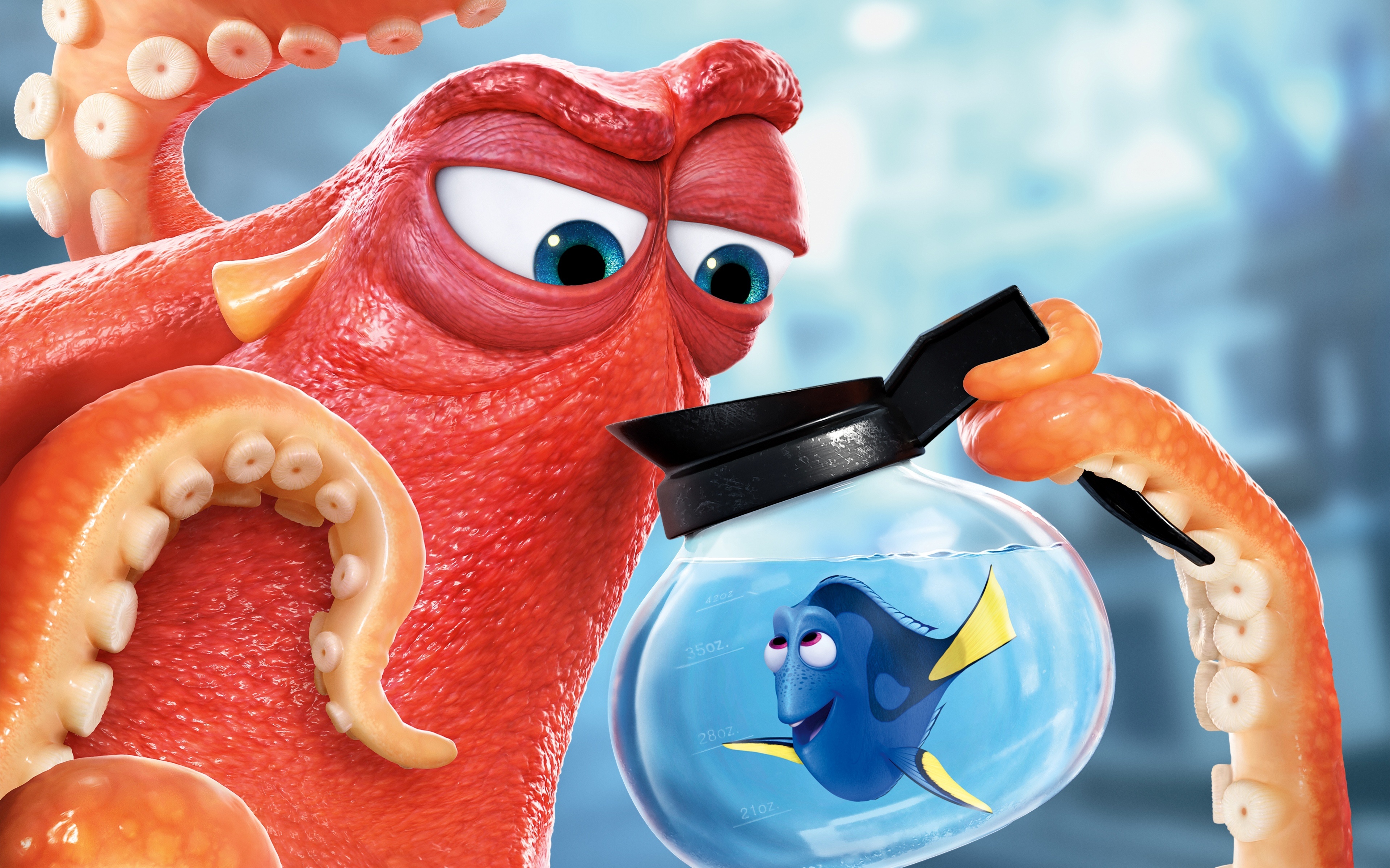 Hank And Dory In Finding Dory Wallpapers - 3840x2400 - 2450670