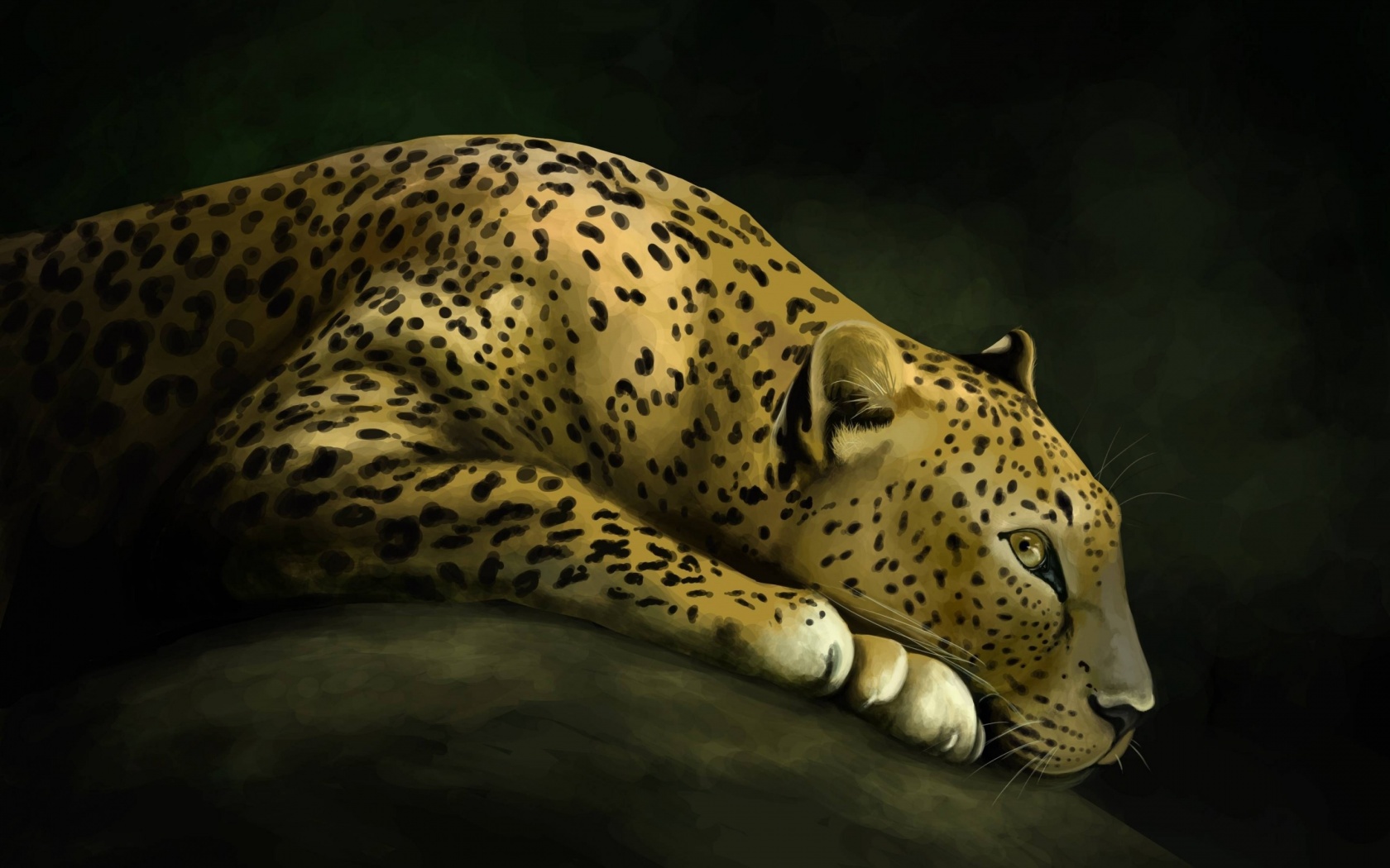 Leopard Art Wallpapers - 1680x1050 - 338975