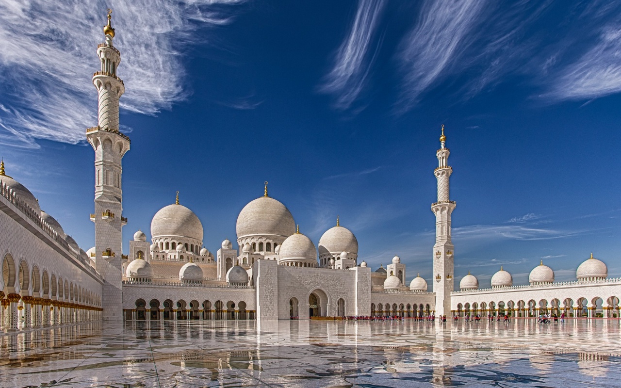 Sheikh Zayed Grand Mosque Abu Dhabi Wallpapers - 1280x800 - 397129