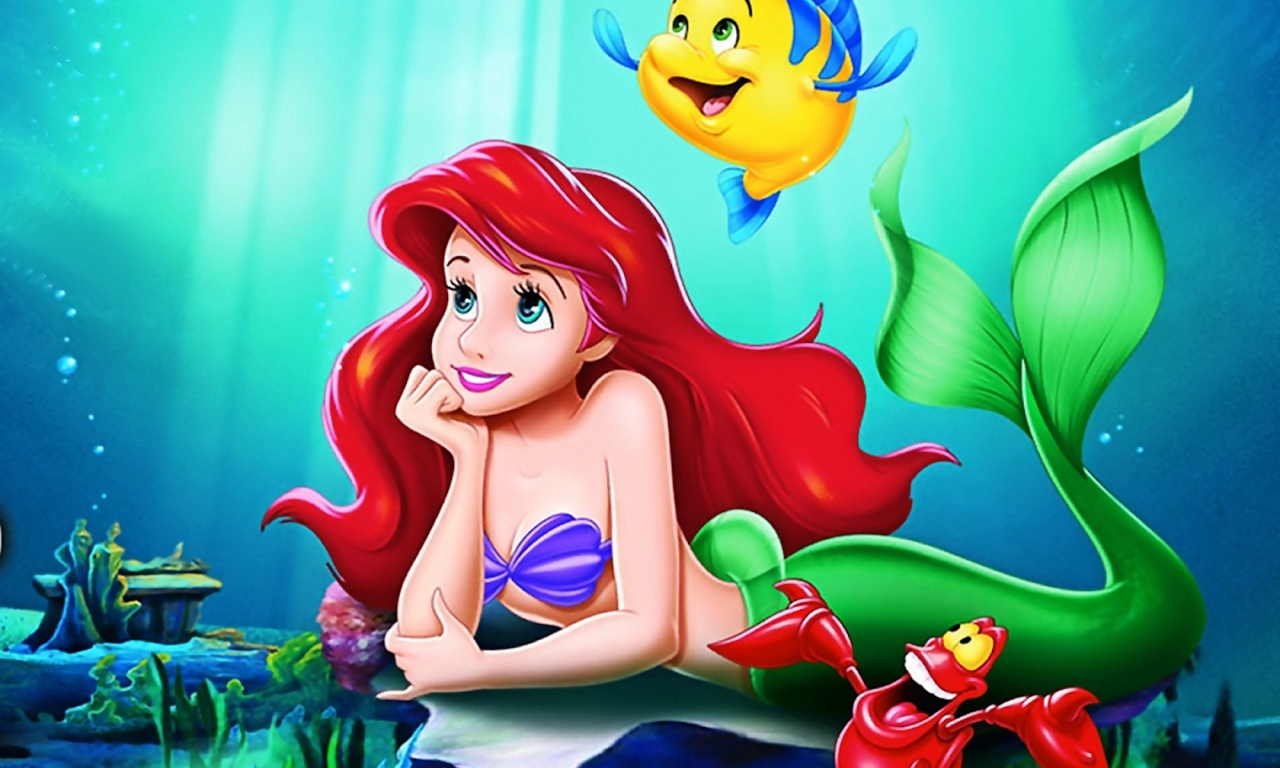 The Little Mermaid Cartoons Wallpapers - 1280x768 - 264991