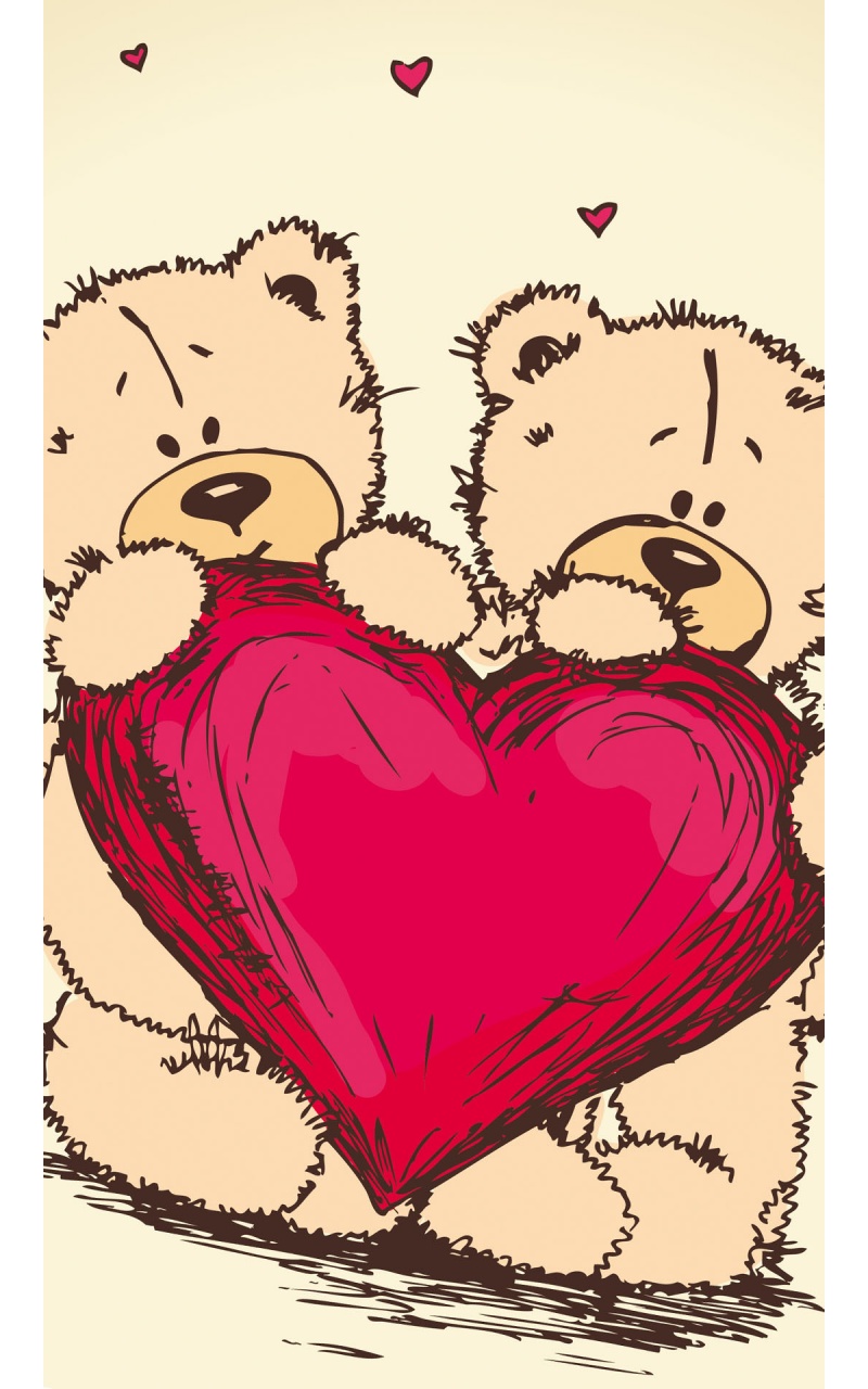 Valentines Teddy Bear Wallpapers - 800x1280 - 269170