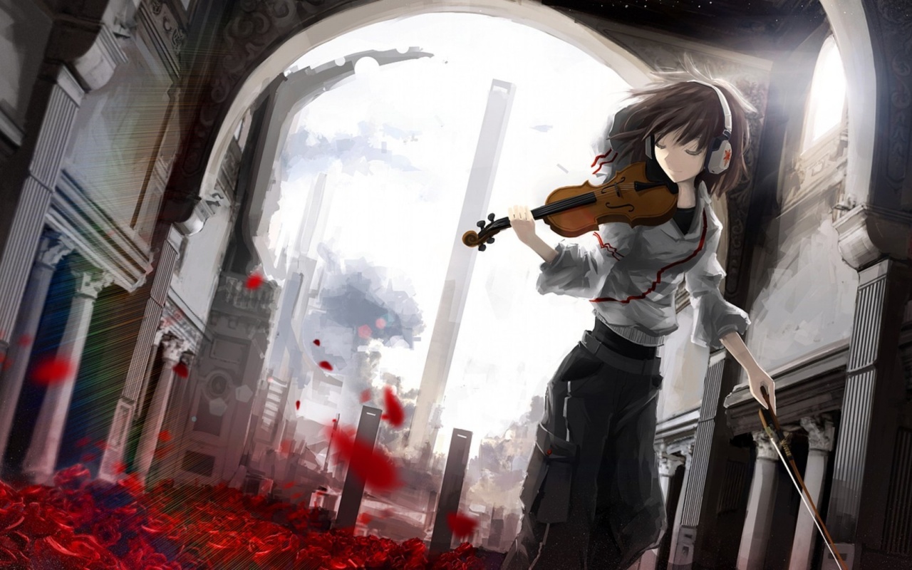 Violinist Anime Girl Wallpapers X