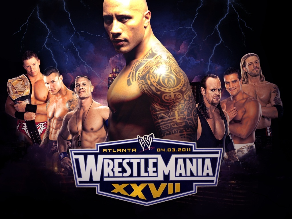 WWE Wrestlemania XXVII Wallpapers - 1024x768 - 245809