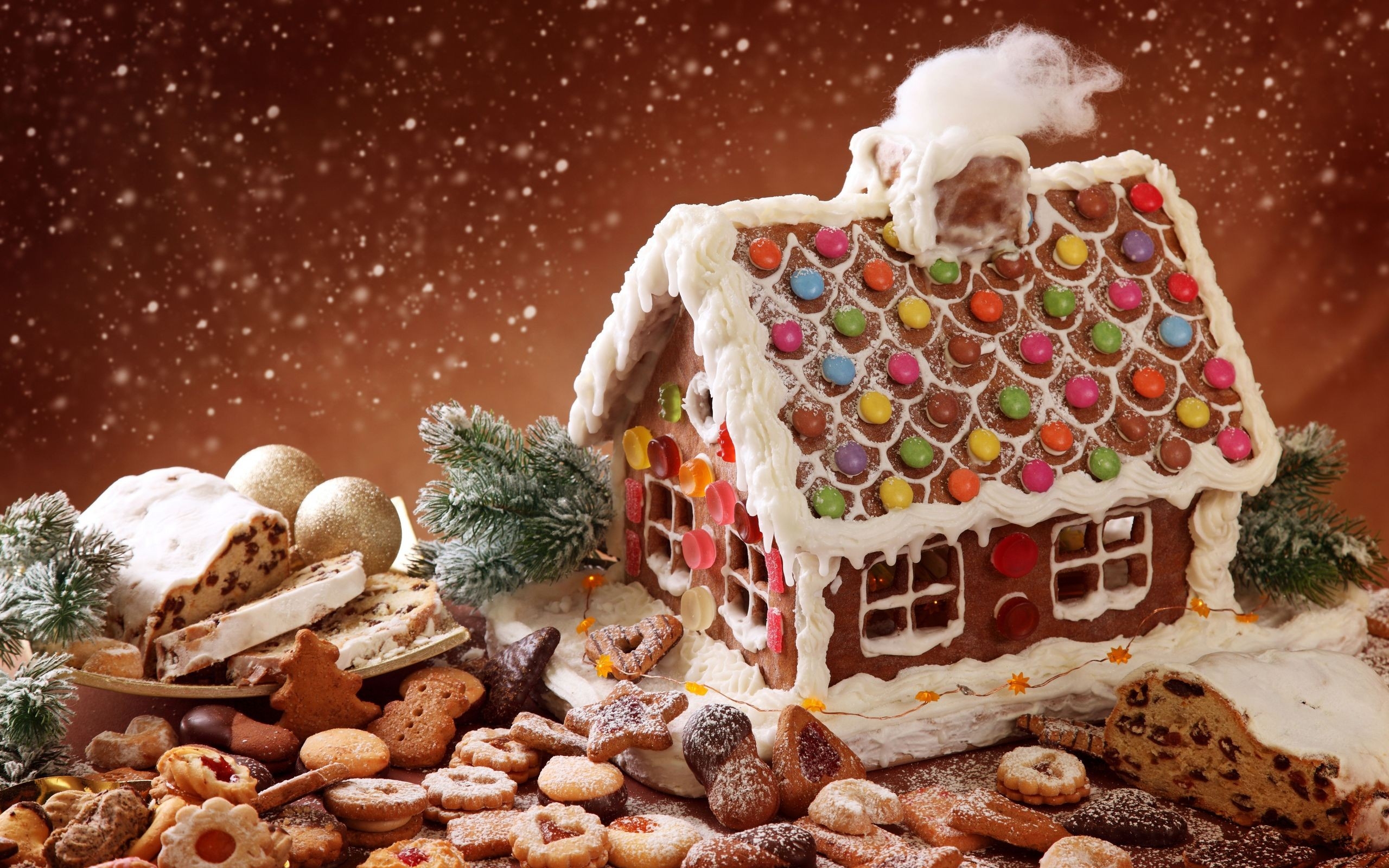 Christmas Gingerbread House Wallpapers - 2560x1600 - 1885567