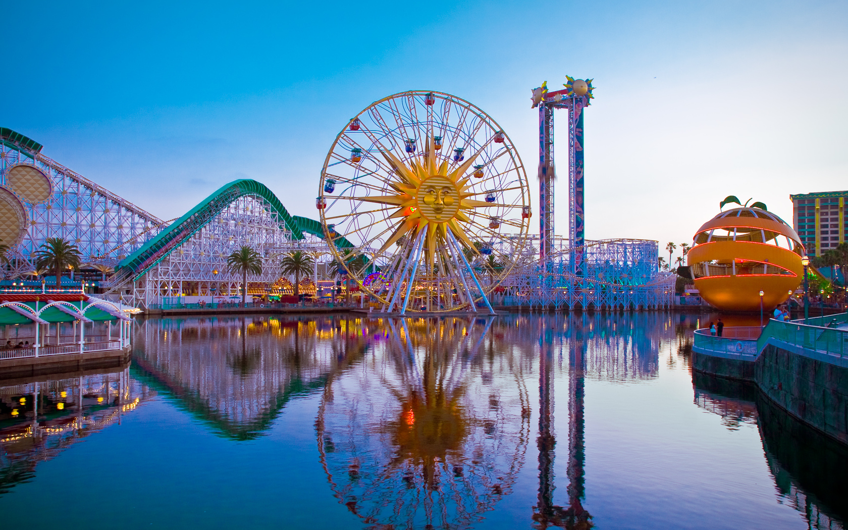 Disneyland California Boardwalk Wallpapers 1680x1050