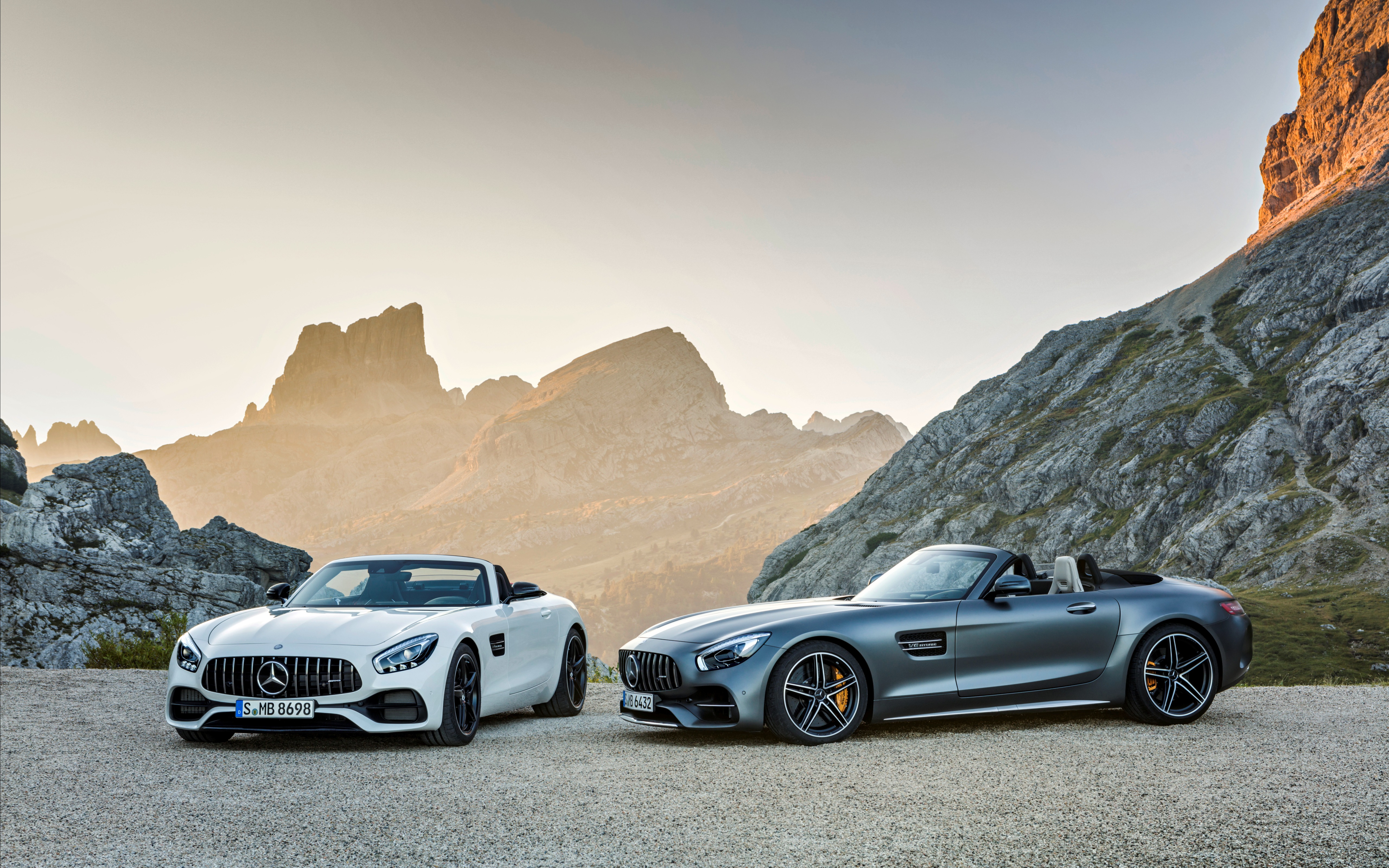 Mercedes-AMG GT Roadster And Mercedes-AMG GT C Roadster 2018 Wallpapers ...